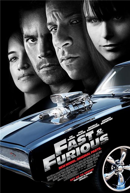 Fast & Furious 4 Movie Poster