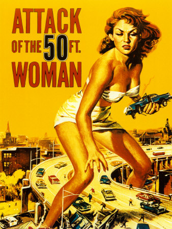 Attack of the 50 Foot Woman Movie Poster